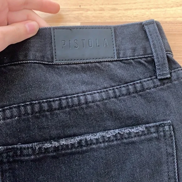 Pistola | Criss Cross Black Shorts Size 31 - Picture 7 of 10